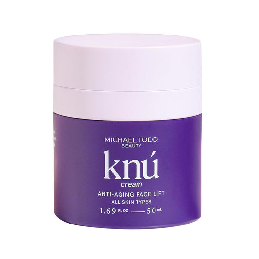 MICHAEL TODD Beauty KNU Cream – Face Lifting, Brightening & Tightening Cream – For Moisturizing & Rejuvenating – With Bakuchiol, Peptides & Snail Secretion – For All Skin Types – 1.68 fl oz/50 mL-Velvo Beauty