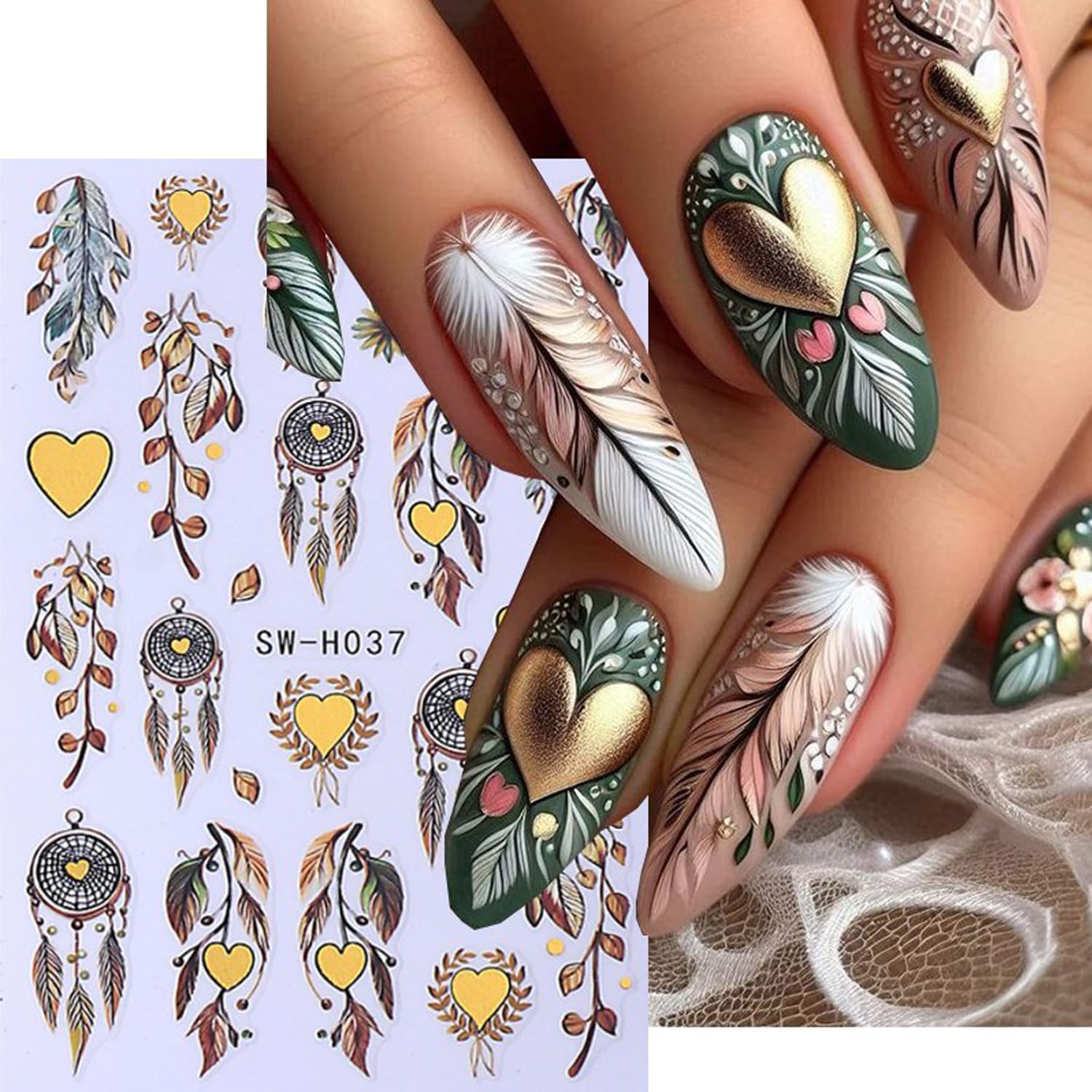 4Sheet Christmas Nail Art Stickers Santa Claus Elk Snowflake Nail Decals 3D Self-Adhesive Fireworks Clock Bow Designs Nail Supplies Winter Xmas Nail Sticker Nail Art for Women DIY New Year Nail Decor-Velvo Beauty