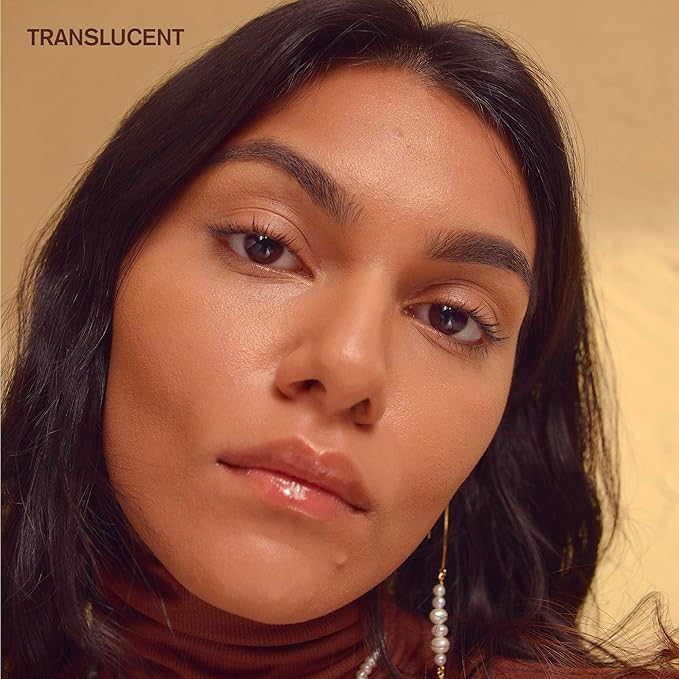 Ami Colé Skin Melt Talc-Free Loose Setting Powder Translucent, face powder, makeup, finishing powder, lightweight-Velvo Beauty