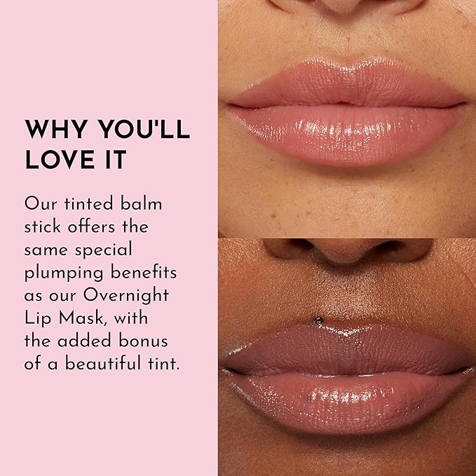 LAWLESS Forget the Filler Lip Plumping Line Smoothing Tinted Balm, Georgie, Pink, 0.09 Ounce-Velvo Beauty