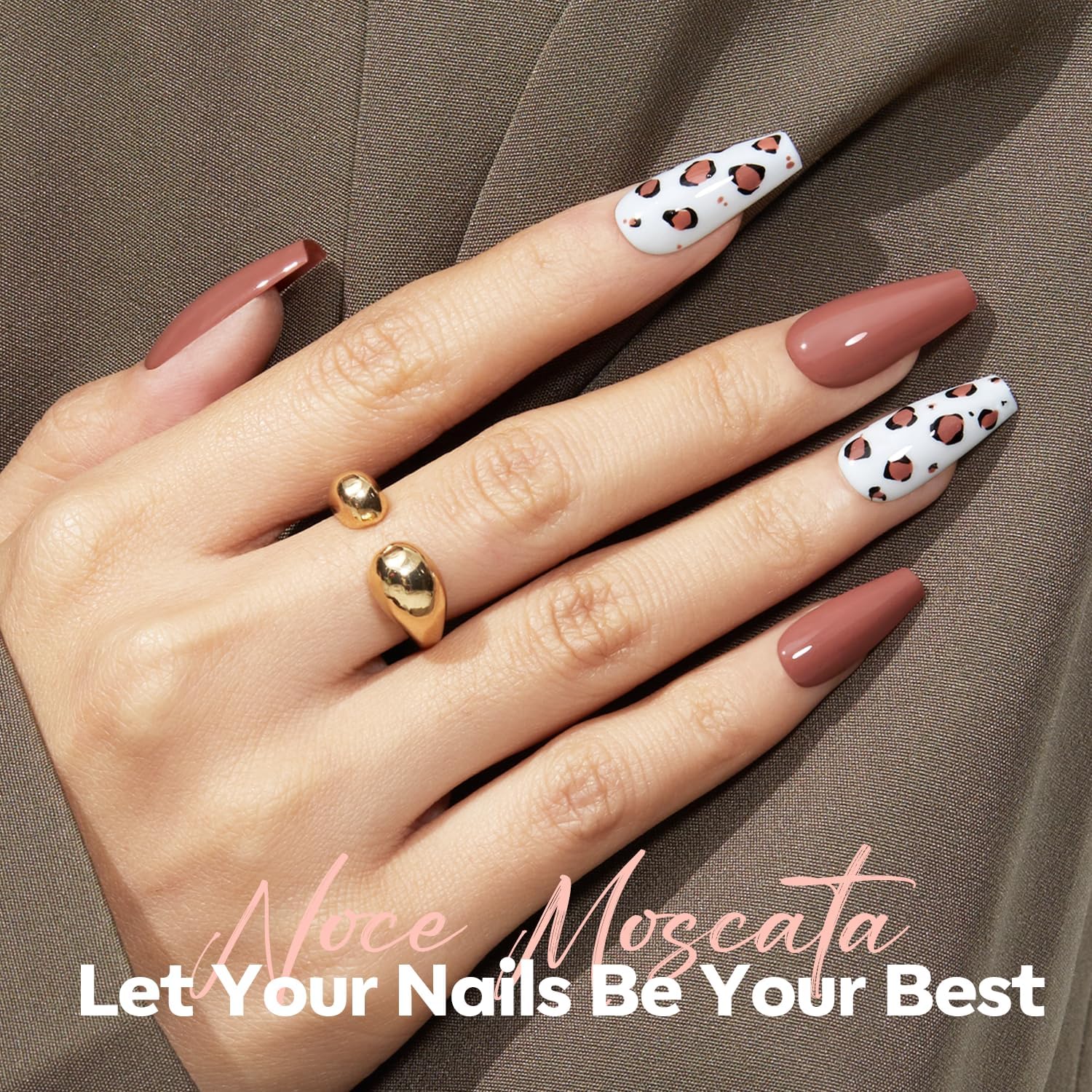 modelones Brown Nail Polish, Neutral Dark Nude 15 ml Quick Dry Nail Lacquer Strengthener Chip Resistant Long Last Shine Fingernail Toe Nail Art DIY Home Travel Manicure Gift for Women Girls 0.5 Fl Oz-Velvo Beauty