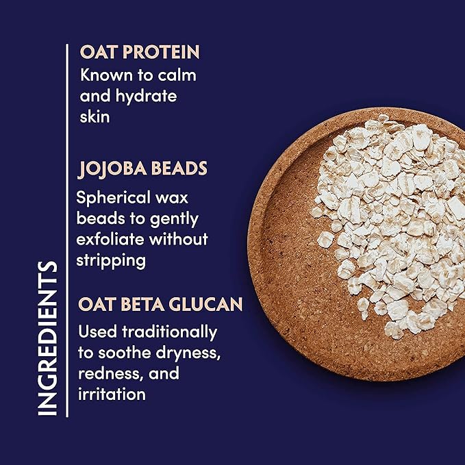 Naturopathica Oat Cleansing Facial Polish - Multi-Use Facial Cleanser - Face Scrub & Mask - Exfoliating Face Wash for Women & Men - Gentle Exfoliating - 5 floz-Velvo Beauty