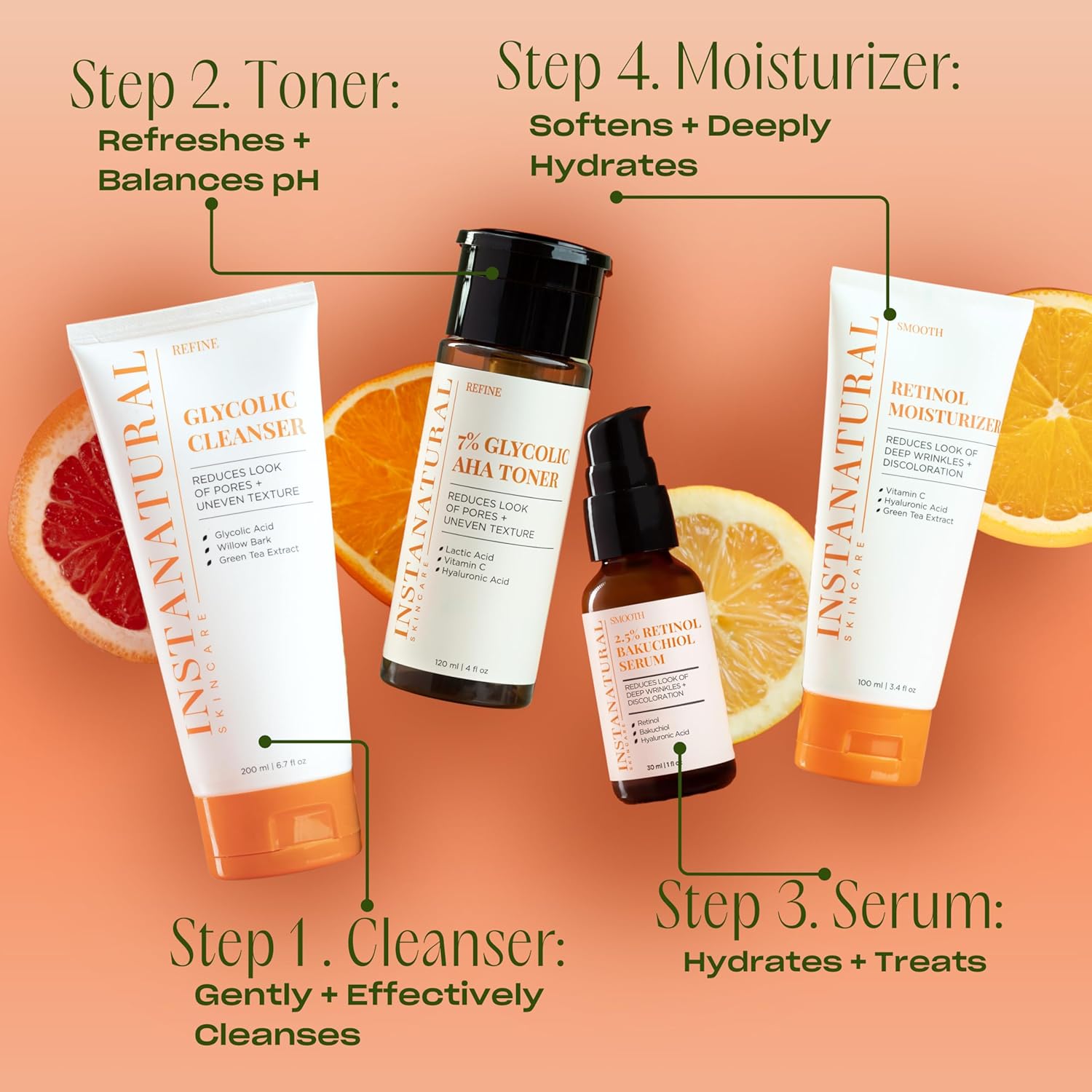 InstaNatural Face Serum (Serum Bakuchiol)-Velvo Beauty