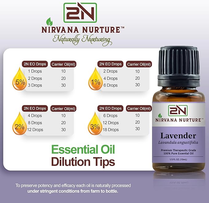 Lavender Essential Oil 100% Pure Premium Therapeutic Grade, Undiluted - Aromatherapy Diffuser for Calm and Relaxation, Skin Care, Hair Care-Velvo Beauty