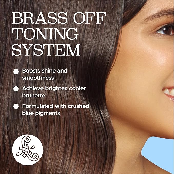 Luseta Blue Shampoo & Conditioner Set - Color Brightening for Brassy and Brunette Treated Hair, Revive Cool Tones, 2x 16.9oz-Velvo Beauty