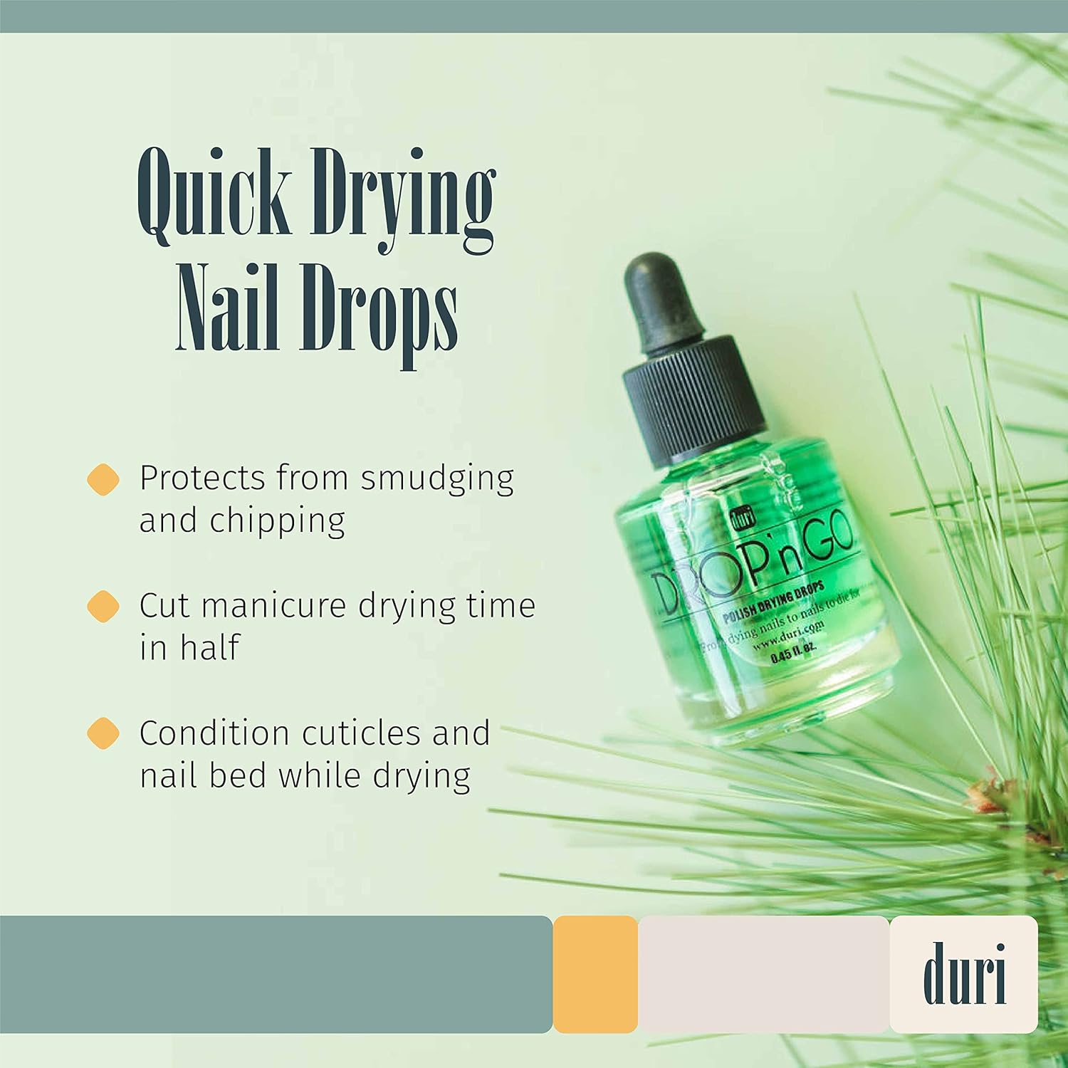 Duri Cosmetics, Drop'n Go Quick Dry Nail Drops (Drop'n Go (Pack of 2))-Velvo Beauty