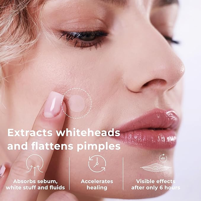 OMMA Korean Pimple Patches for Face with Hydrocolloid Patch, Invisible Blemish Pimple Stickers Acne Dots - Salicylic Acid Whiteheads Fast Acne Spot Treatment - 10 mm Zit Patches (72 Count)-Velvo Beauty