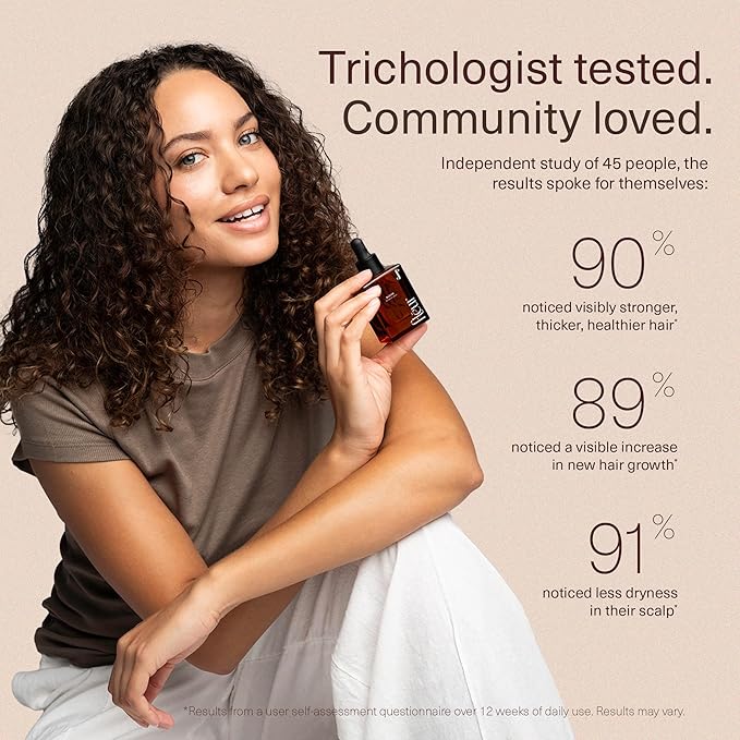 Bloom Peptide Hair Serum with Advanced Multi-Peptides for Women with Thinning Hair, Promotes Fullness, Reduces Shedding, & Balances Scalp, Lightweight, Non-Greasy (Pack 1) 30ml-Velvo Beauty