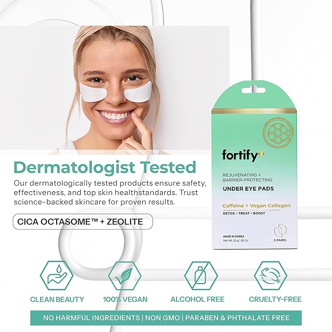 Under Eye Patches For Puffy Eyes and Dark Circles - Caffeine, Collagen & Zeolite - 3-in-1: Detox, Treat, Boost - Dermatologist Tested, Anti-Aging, Anti wrinkle Patches- 10 Pairs-Velvo Beauty