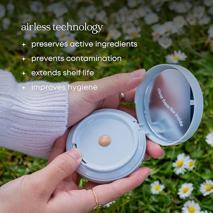 Natural Glow Foundation - Light to Medium Coverage Cushion Foundation Makeup with Hyaluronic Acid & Tea Tree Extract - Vegan & Cruelty-Free Cream Foundation - K Beauty - 15g/0.52oz - Ivory-Velvo Beauty