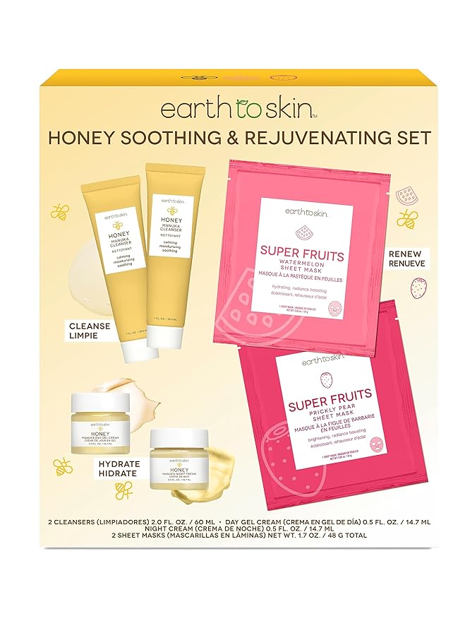 Earth To Skin Honey Soothing & Rejuvenating Set-Velvo Beauty