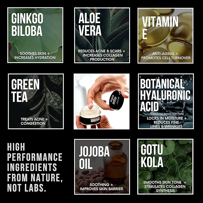 Men's Eye Cream for Dark Circles, Puffiness, Wrinkles & Puffy Eyes, Unscented Gel with Hyaluronic Acid, Vitamin E, Argan Oil, 1 Fl Oz-Velvo Beauty