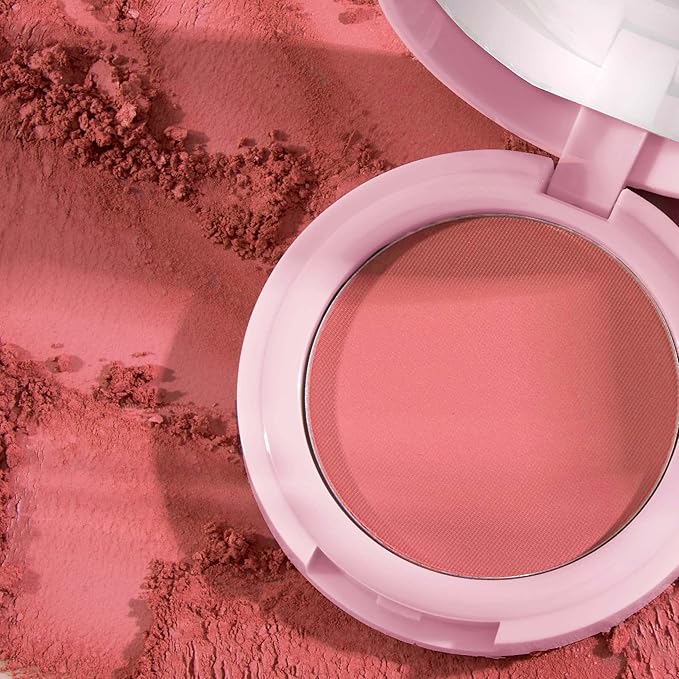 Mally Beauty Bulletproof Powder Blush - Confident Coral - Long-Lasting Flush of Color - Compact Blush Powder Makeup - Matte Finish-Velvo Beauty
