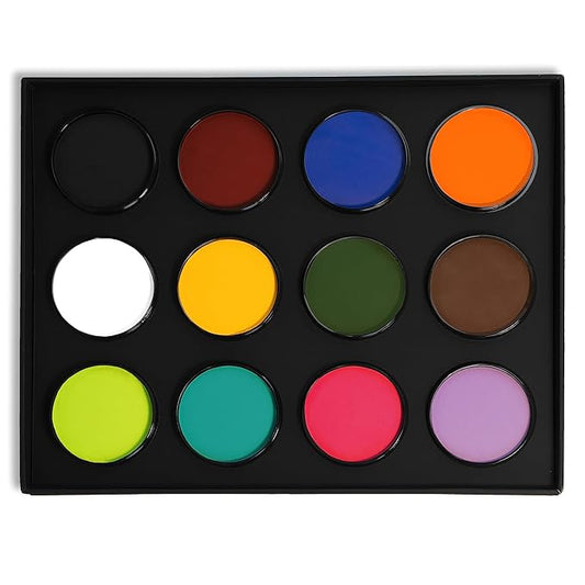 Mehron Makeup Paradise Makeup AQ ProPalette - 12 Colors-Velvo Beauty