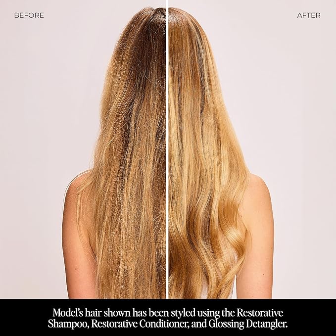 LolaVie Restorative Shampoo - 8.5 oz - Repairs Look of Damage, Protects from Breakage, Reduces Frizz for 12x Softer, Smoother Hair - Gentle, Color Safe - All Hair Types-Velvo Beauty