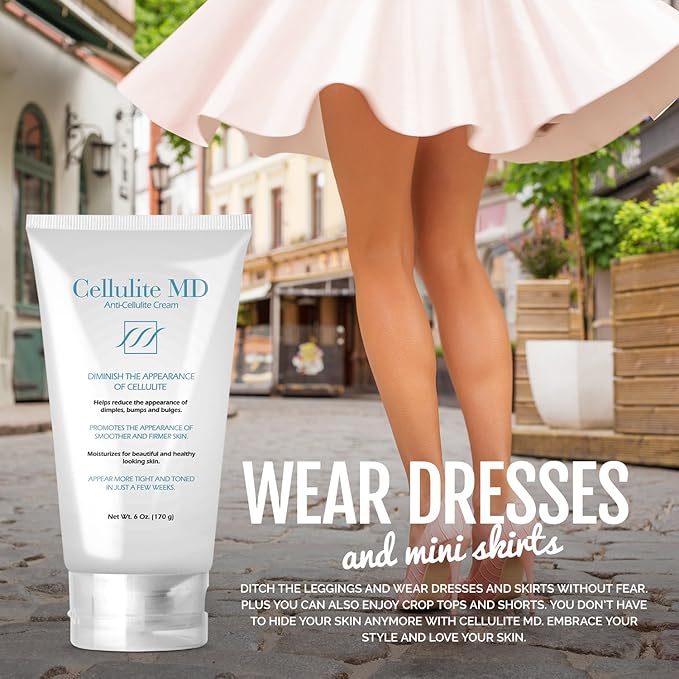 FIRMING TONING Cream Diminish Appearance Of Cellulite 6 oz New by Cellulite MD-Velvo Beauty