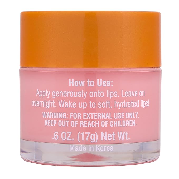 Tree Hut Watermelon Overnight Lip Mask | Leave on Overnight & Wake up to Soft, Hydrated Lips | Elevate your Self Care Routine | .6 oz.-Velvo Beauty