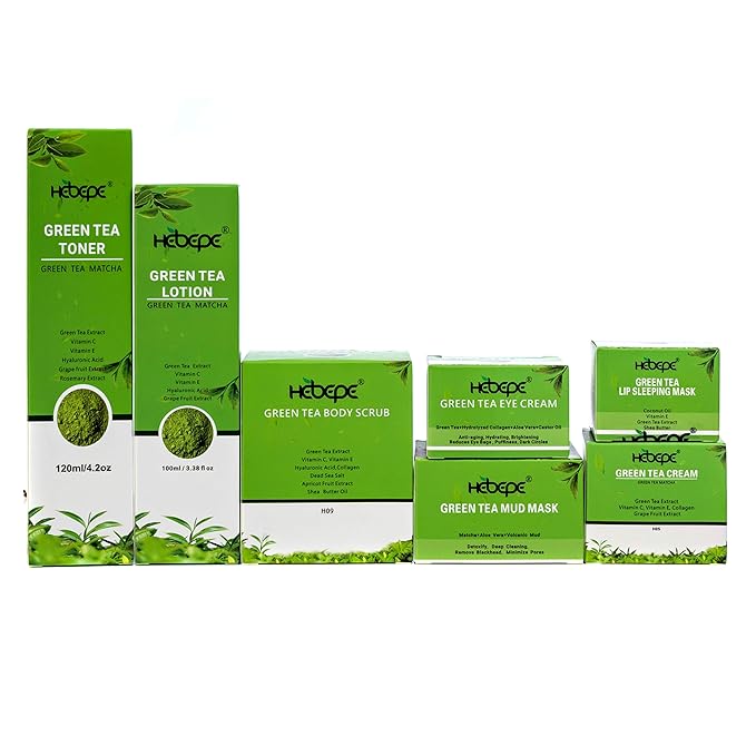 Green Tea Matcha Facial Detox Mud Mask with Aloe Vera, Deep Cleaning, Hydrating, Detoxing, Healing, and Relaxing Volcanic Clay Facial Mask-Velvo Beauty