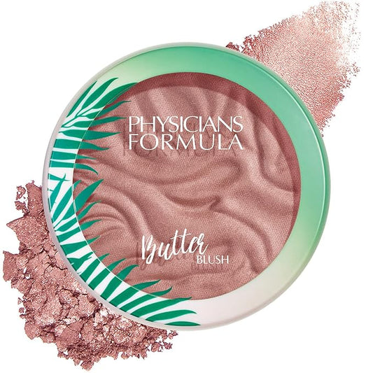 Physicians Formula Murumuru Butter Face Blush Makeup Powder, Plum Rose, 0.26 Ounce-Velvo Beauty