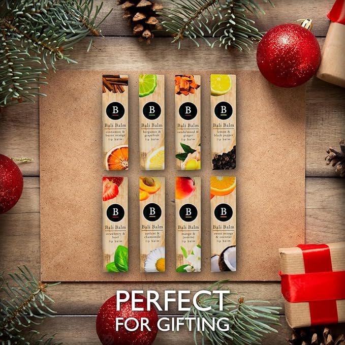 Moisturizing Lip Balm 0.50 Oz - Lemon & Black Pepper Flavour - Natural Lip Balm - Vegan and Beeswax-Free Formula - Hydrating Flavored Lip Balm - Shea Butter Enriched Formula-Velvo Beauty