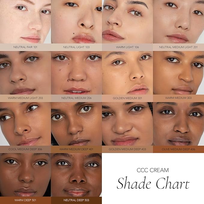 CLE Cosmetics CCC Cream (Golden Medium Deep 403 / SPF 50) - Hydrating, Light to Medium Coverage Foundation with Sunscreen - BB & CC Cream Hybrid - 1 fl oz-Velvo Beauty