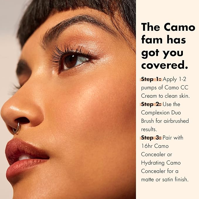 e.l.f. Camo CC Cream, SPF 30 Color-Correcting Medium-To-Full Coverage Face Foundation, Delivers An Airbrushed Finish, Vegan & Cruelty-Free, Medium 370 N-Velvo Beauty