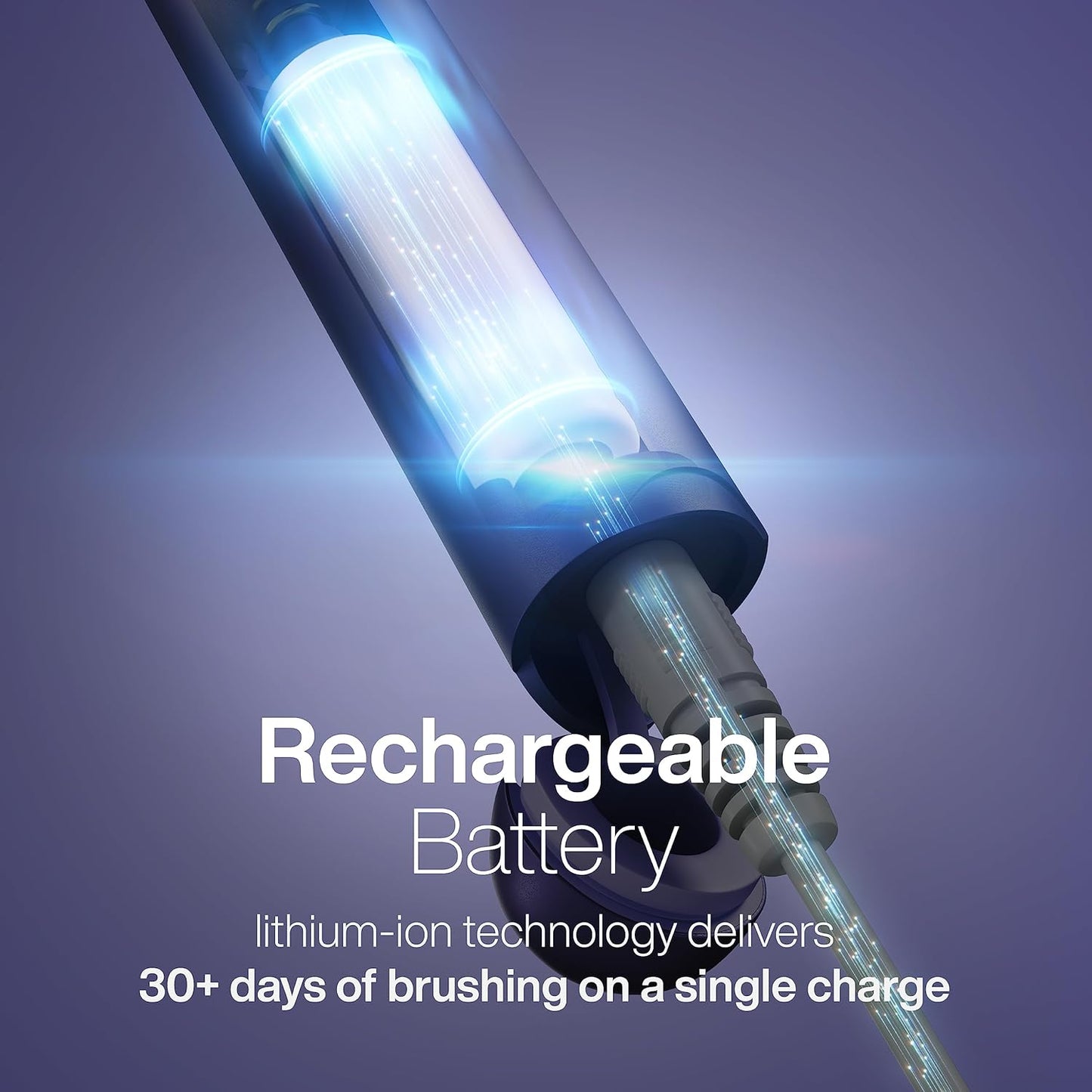 Aquasonic Icon ADA-Accepted Rechargeable Toothbrush | Magnetic Holder & Slim Travel Case | 2 Brushing Modes & Smart Timers | Gentle Micro-Vibrations (Lilac)-Velvo Beauty