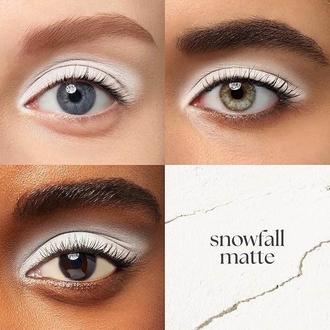 Julep Eyeshadow 101 Cream-to-Powder Waterproof Shadow Stick – Snowfall Matte – Long-Lasting, Crease-Proof, White Matte Cream Eyeshadow with Built-in Smudger-Velvo Beauty