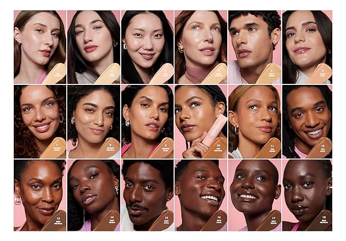 e.l.f. Halo Glow Skin Tint SPF 50, Tinted Moisturizer For Light, Buildable Coverage, Creates A Natural Glow, Vegan & Cruelty-Free, 15 Deep Cool-Velvo Beauty