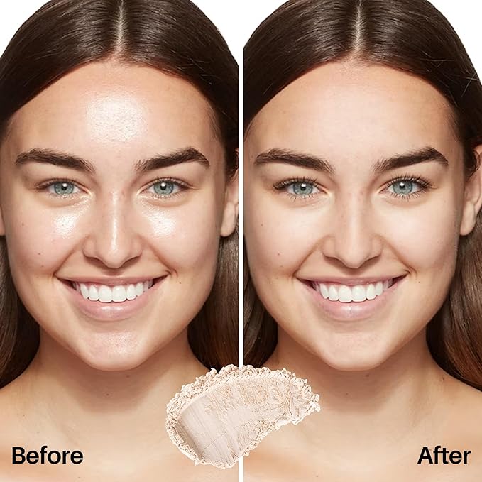 FV Baking Powder, Lightweight Loose Smooth Ivory Setting Powder Highlighter Poreless Longwearing Matte Waterproof Oil Absorb Makeup Powder for Setting with No Flashback 0.35oz(10g)-Velvo Beauty