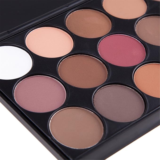 Pro 15 Colors Eyeshadow Makeup Palette Cosemetic Contouring Kit - Ideal for Professional and Daily Use-Velvo Beauty