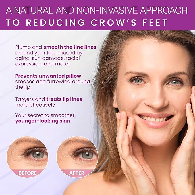 Furlesse Crows Wrinkle Patches, Overnight Eye Patches for Wrinkles and Crow’s Feet Lines, Non-invasive Anti-Wrinkle Patches, Anti-aging Skincare, 60 Patches, 30-Day Use-Velvo Beauty