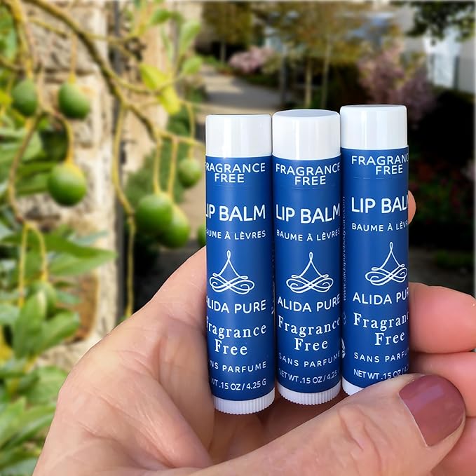 Fragrance Free Bulk Lip Balm Collection, Unscented Vegan Lip Balm, Bees Wax Free, Coconut Oil Free, Avocado Oil, Organic Jojoba Oil, Vitamin E, For Dry, Chapped, or Cracked Lips, 50 Tubes-Velvo Beauty