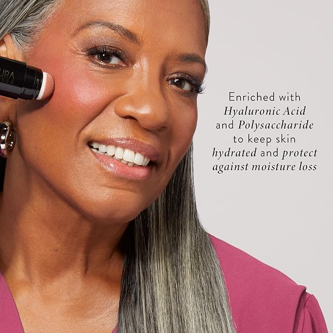 LAURA GELLER NEW YORK Serum Blush Tint, Lightweight Liquid Blush for Cheeks, Weightless Watercolor Sheer Finish, Graceful Guava-Velvo Beauty