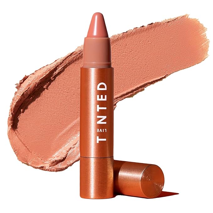 Live Tinted Huestick: All-over Color Corrector Multistick for Brighter, Balanced Skin, Works on Lips, Cheeks, And Eyes, Vitamins C+E Soothes, Heals & Nourishes Damaged Skin - Perk 3g / 0.1oz-Velvo Beauty