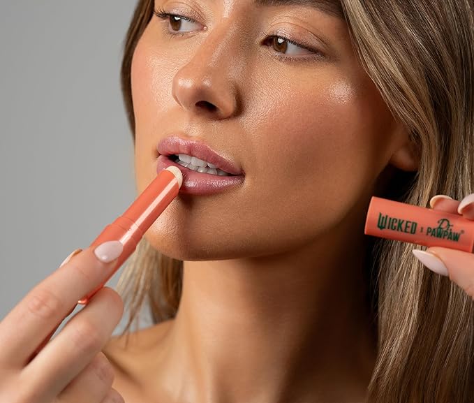 Dr. PawPaw Wicked Glimmer Lip Balm - Moisturizing, Shimmer Tinted Lip Balm for Women - Vegan, Nourishing, Hydrating - 0.1 oz-Velvo Beauty