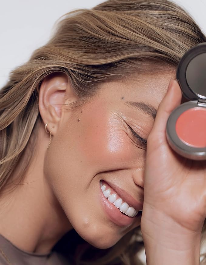 RÓEN - Cheeky Cream Blush | Vegan, Cruelty-Free, Clean Makeup (Pink Dusk)-Velvo Beauty