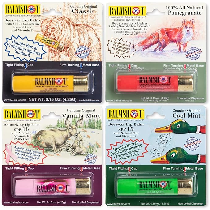 BALMSHOT Lip Balm 4 Pack-Velvo Beauty