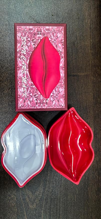 20Pcs Moisturizing Restores Moisture Lip Mask for Dry Lips and Lip Lines Overnight Lip Care, Gel Treatment Plumping Lips Mask (Red)-Velvo Beauty