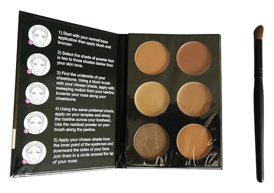 Cameo Contour Palette and Brush Set II-Velvo Beauty