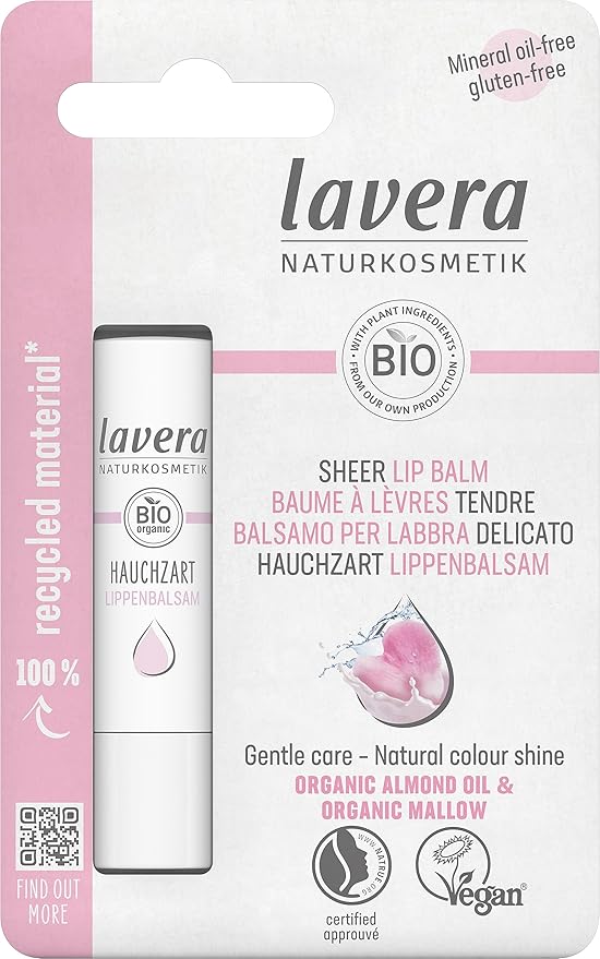 Lavera Organic Sheer Lip Balm New 0.18 oz-Velvo Beauty
