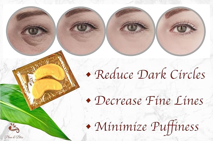 Rejuvenating Under Eye Masks, 20 Pairs, Reduces Fine Lines, Wrinkles, Dark Circles, Puffiness-Velvo Beauty