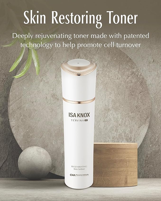 ISA KNOX TE'RVINA AD Regenerating Skin Softener (5.1fl oz) - Hydrating, Nourishing & Firming Toner for Youthful and Radiant Skin, Placenta, Rose Absolute | Korean Skincare-Velvo Beauty