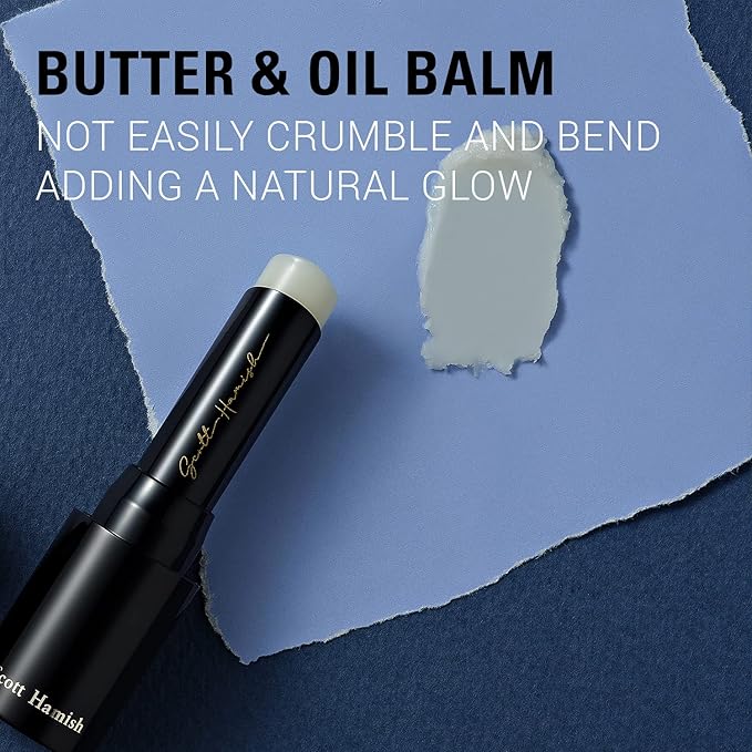 Courage Lip Balm – Hydrating Lip Balm for Men - Shea Butter & Cica to Moisturize & Soothe Dry, Chapped Lips – Anti Aging Lip Moisturizer to Restore Radiance and Improve Softness of Lips, 0.12oz.-Velvo Beauty