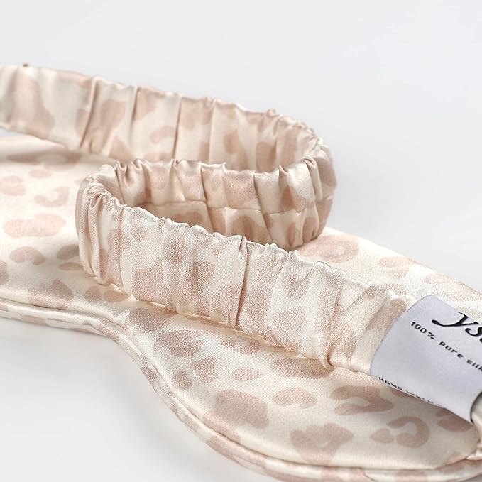 Silk Sleep Mask Light Blocking Luxury 100% Mulberry 22mm Silk Eye Mask Eye Cover Blindfold Ultra Soft Light & Comfy Anti Aging Skin Care with Travel Bag Gift Package-Velvo Beauty