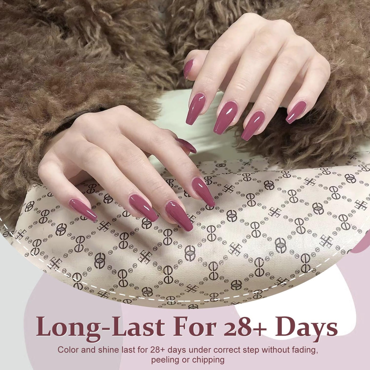 Major Dijit Quick Dry Nail Polish Dark Pink Summer Nail Lacquer for Nail Art Regular Nail Polish 0.41 fl oz.-Velvo Beauty