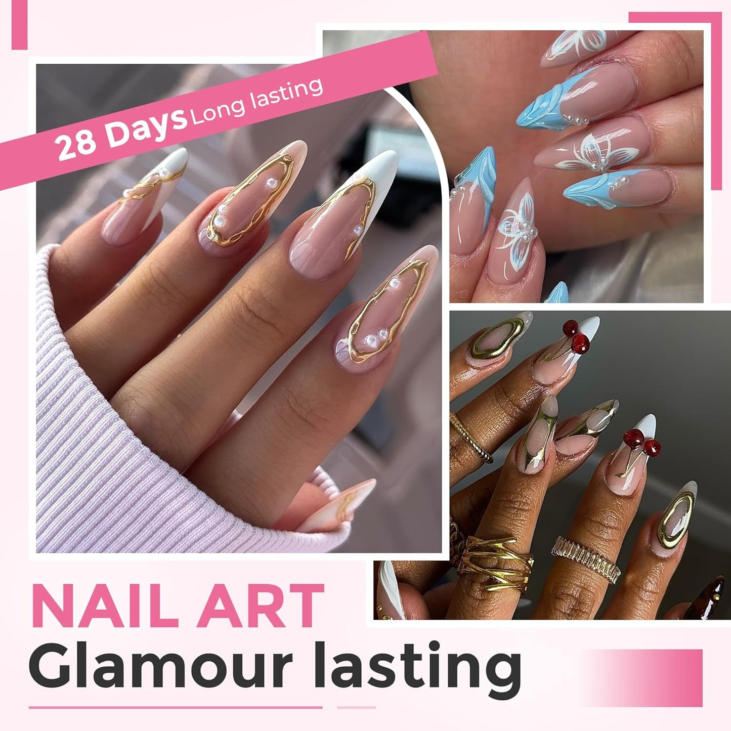 Long Stiletto Nail Tips: 240pcs Long Almond Matted Stiletto Gel Nail Tips No C Curve False Acrylic Fake Nails Full Cover Press On Nails Extensions DIY Home Salon 12 Sizes-Velvo Beauty