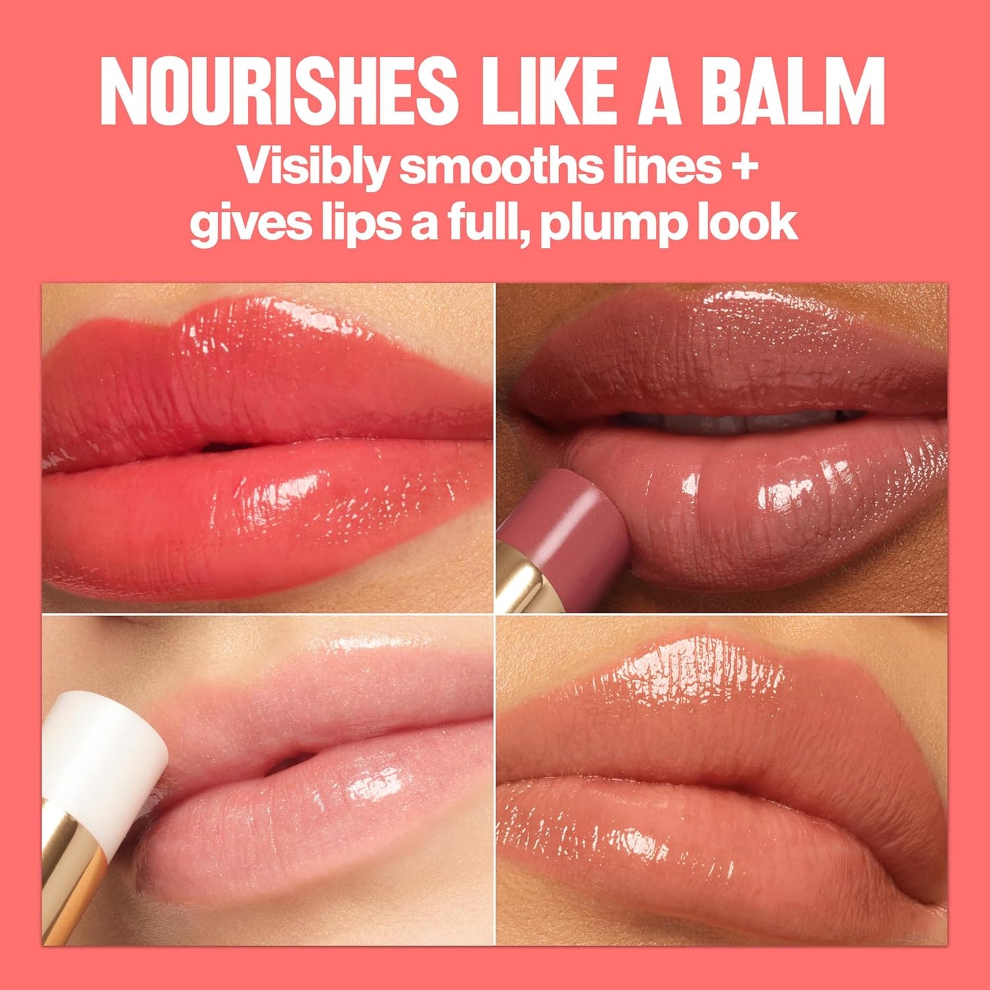 REVLON Super Lustrous Glass Shine Balm, Hydrating Tinted Lipstick, Sheer, Glossy Shiny Finish, 004 Nude Illuminator, 0.11 oz-Velvo Beauty