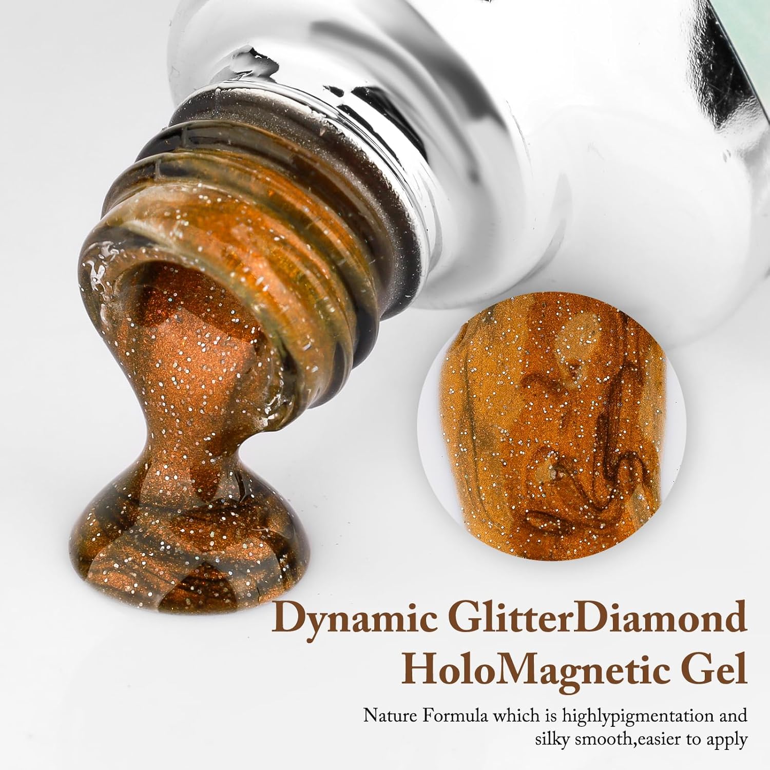 Cat Eye Gel Nail Polish 8ml, Long-Lasting Magnetic Cat Eye Gel 13-Velvo Beauty