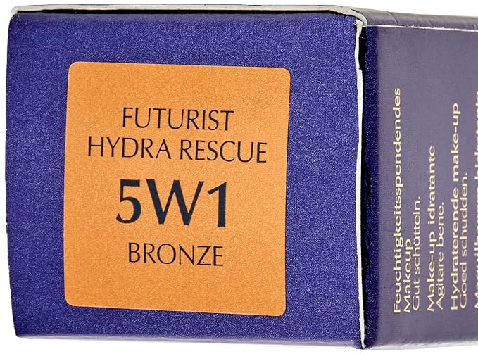 Estée Lauder Futurist Hydra Rescue Moisturizing Foundation SPF 45, 12 Hour Glow, 1.2 oz., 5W1 Bronze-Velvo Beauty